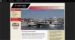 Desktop Screenshot of pointlomamarina.com